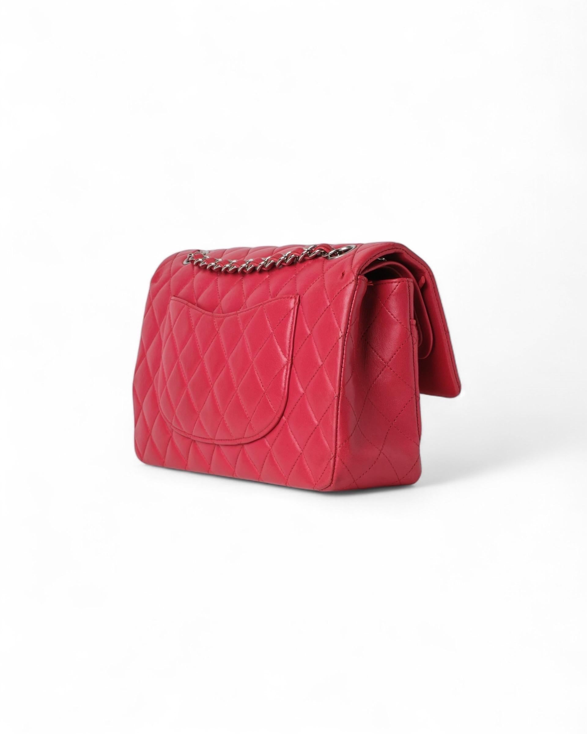 Chanel Timeless Jumbo Rossa For Sale 5