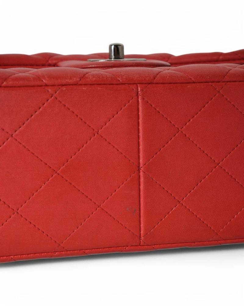 Chanel Timeless Jumbo Rossa in vendita 5