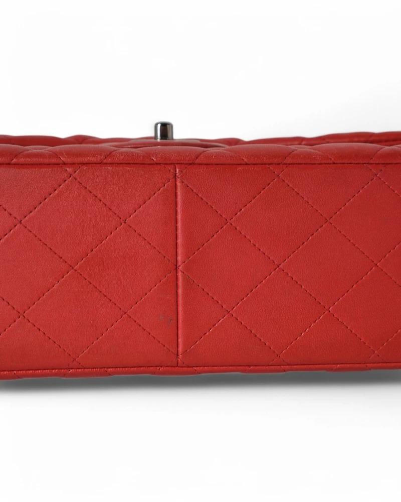 Chanel Timeless Jumbo Rossa in vendita 6