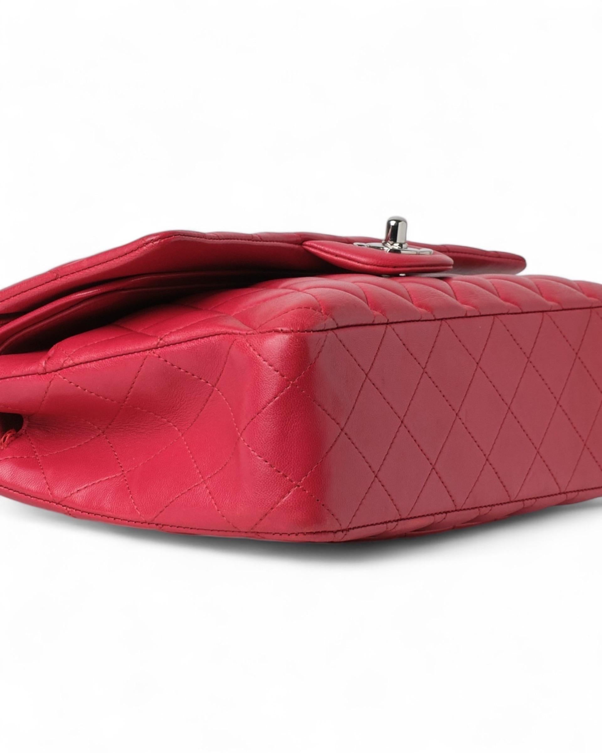 Chanel Timeless Jumbo Rossa For Sale 8