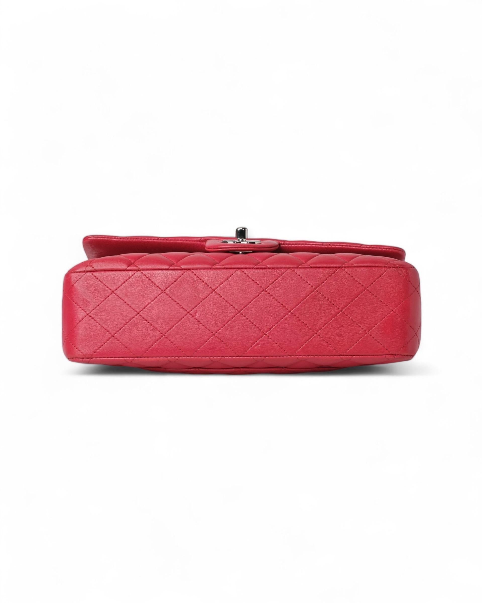 Chanel Timeless Jumbo Rossa For Sale 9