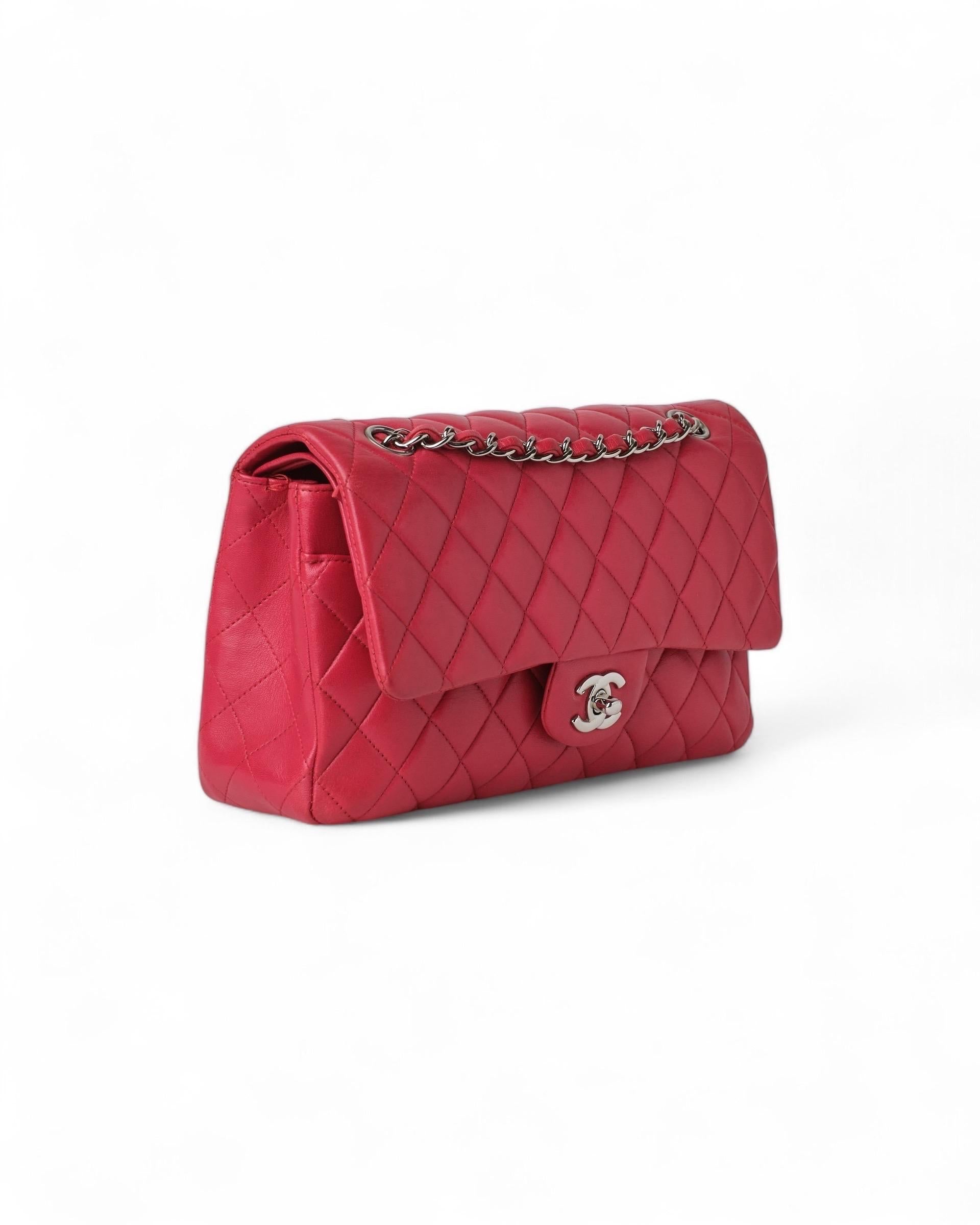 Red Chanel Timeless Jumbo Rossa For Sale