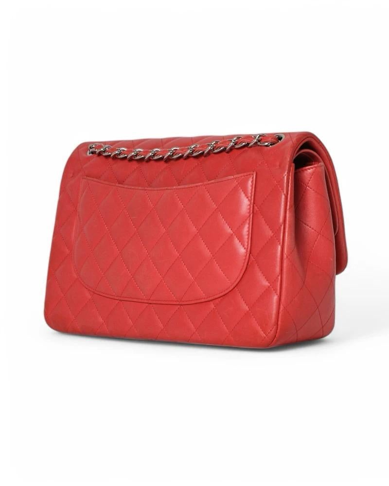 Chanel Timeless Jumbo Rossa in vendita 1