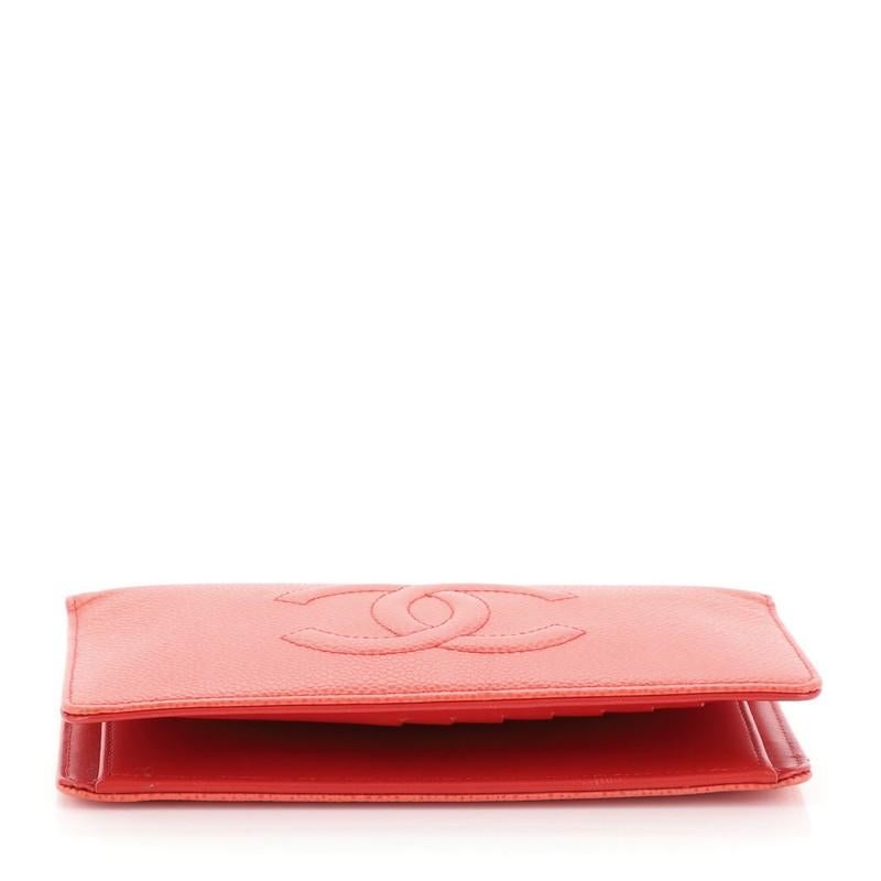 Chanel Timeless L-Yen Wallet Caviar Long In Good Condition In NY, NY