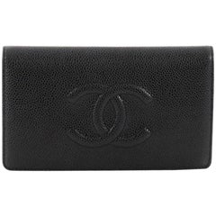 Chanel Timeless L-Yen Wallet Caviar Long