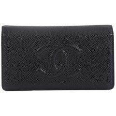 Chanel Timeless L-Yen Wallet Caviar Long