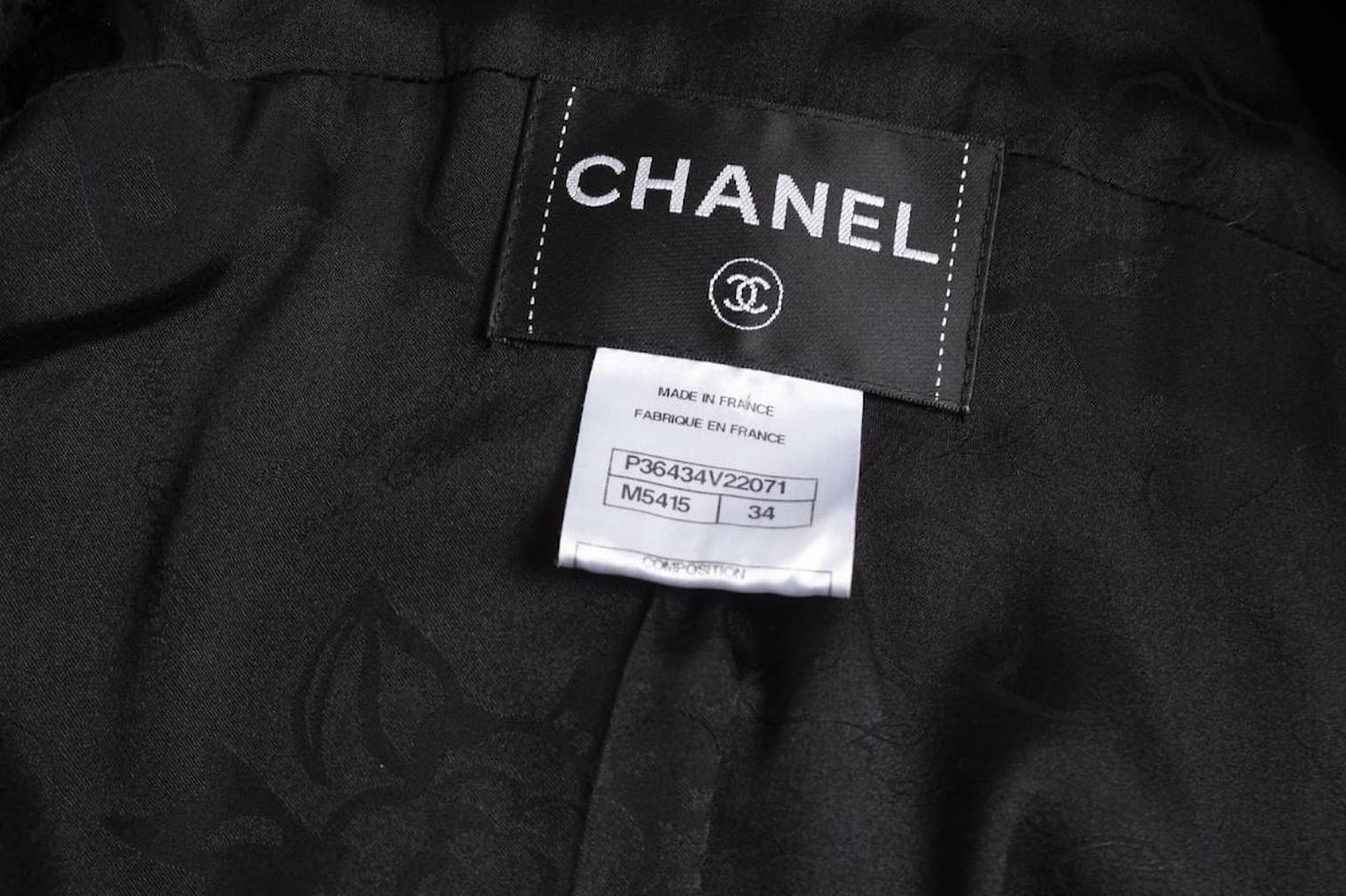 Chanel Timeless Little Black Jacket with CC Buttons 2