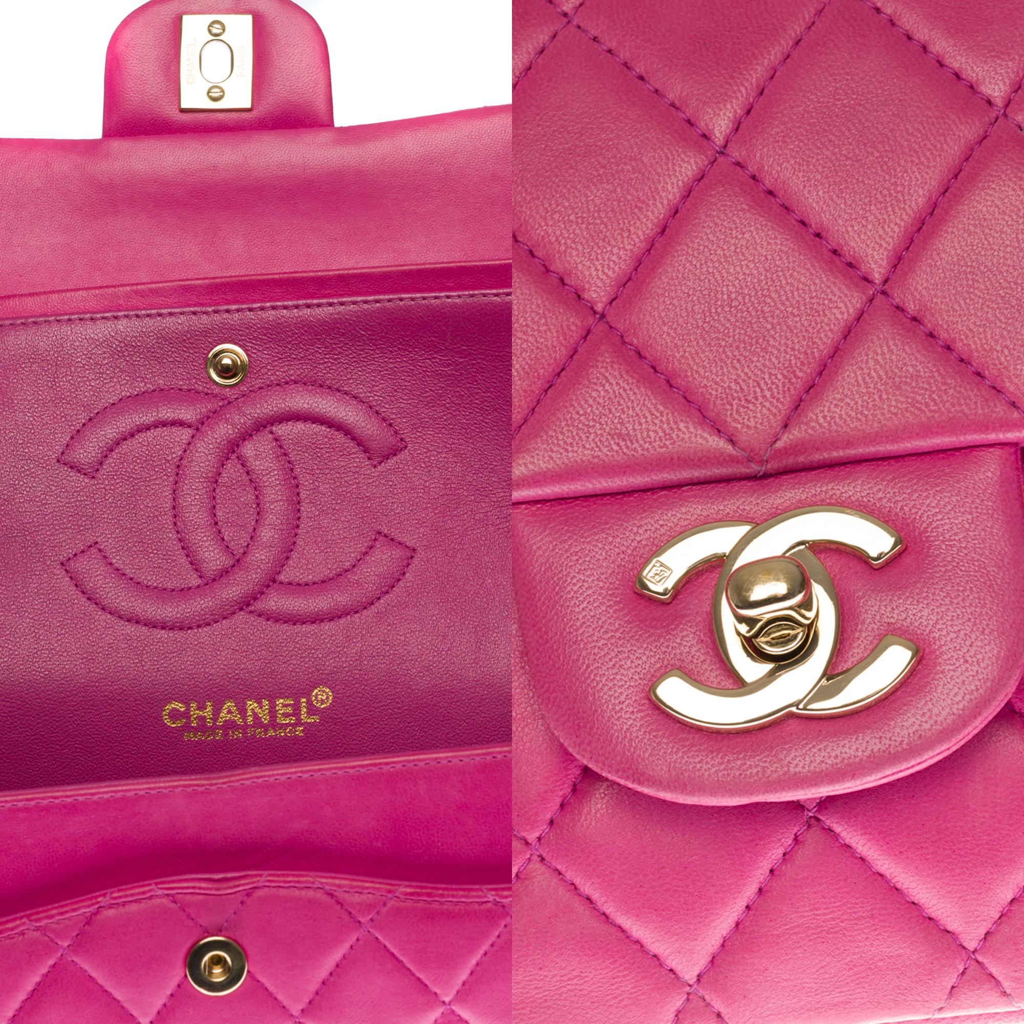 chanel pink lambskin