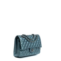 CHANEL, Timeless Medium in blue leather