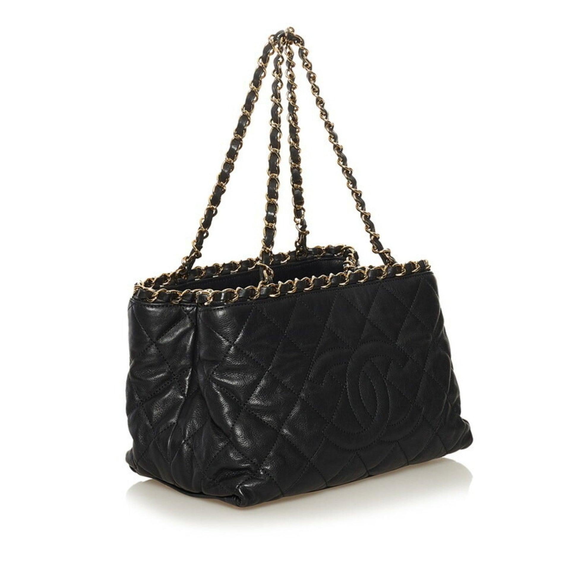 black bag with gold hardware