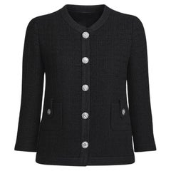 CHANEL Timeless Paris / SEOUL Black Tweed Jacket 40 FR