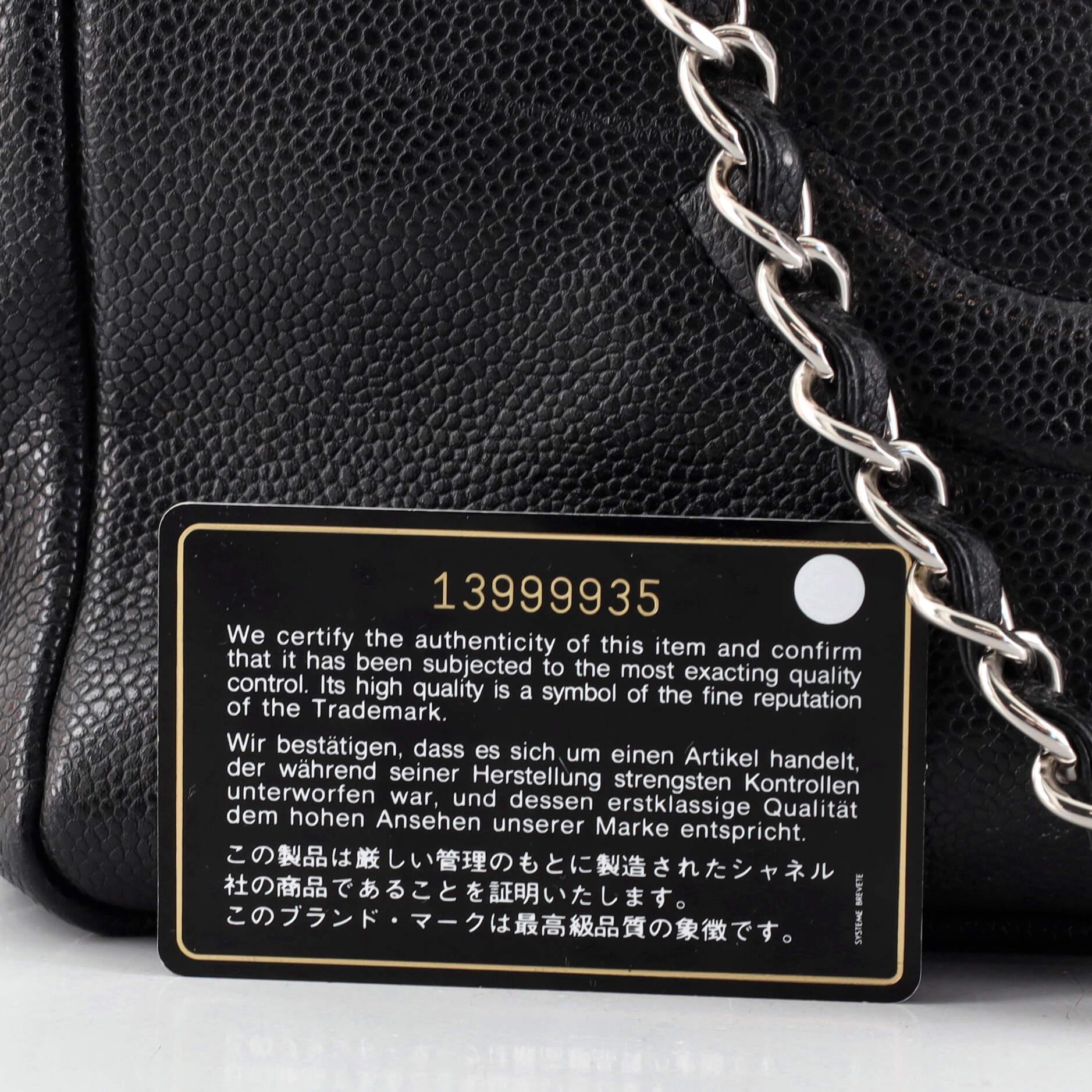 Chanel Timeless Pocket Tote Weiches Kaviar Nord Süd 1