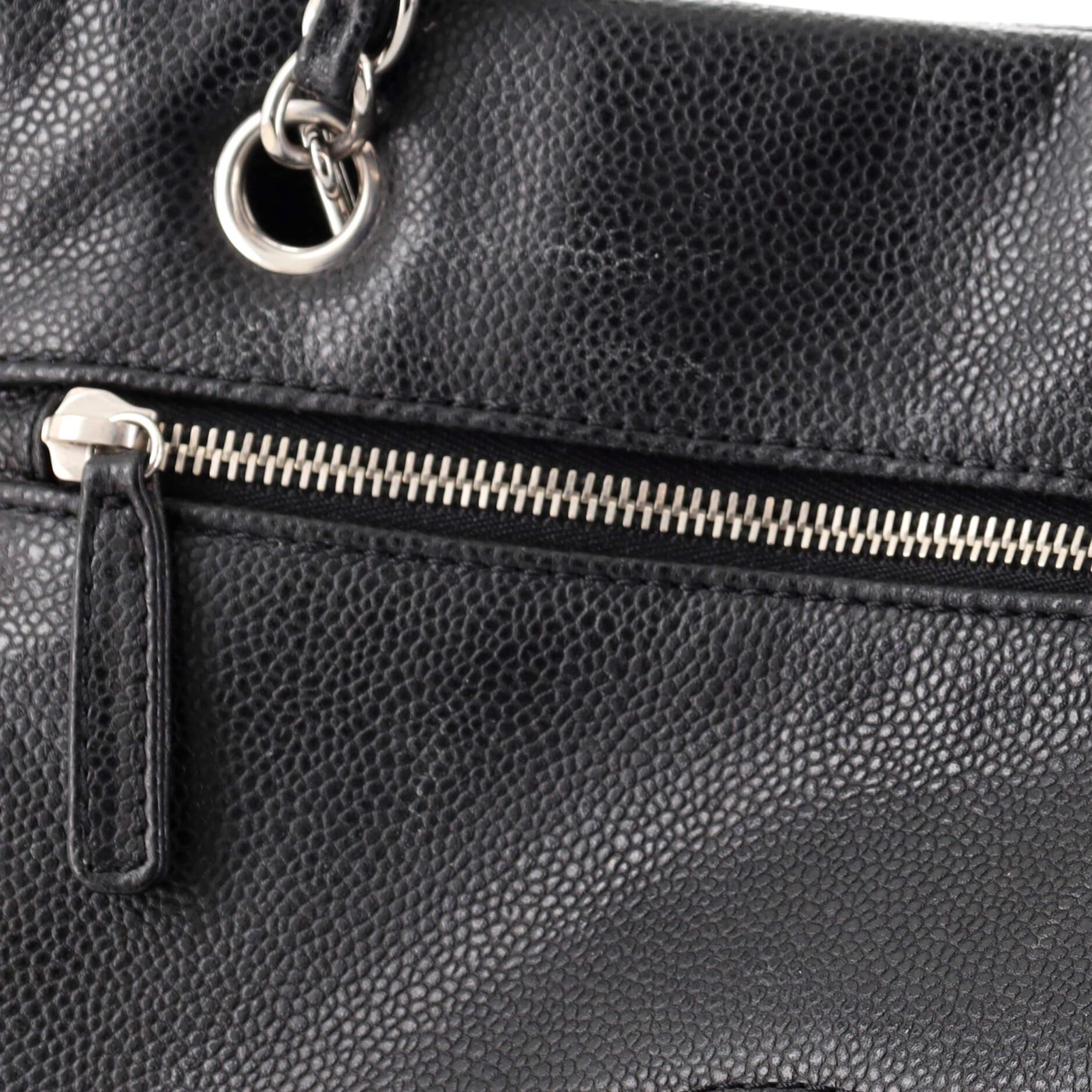 Chanel Timeless Pocket Tote Weiches Kaviar Nord Süd 2