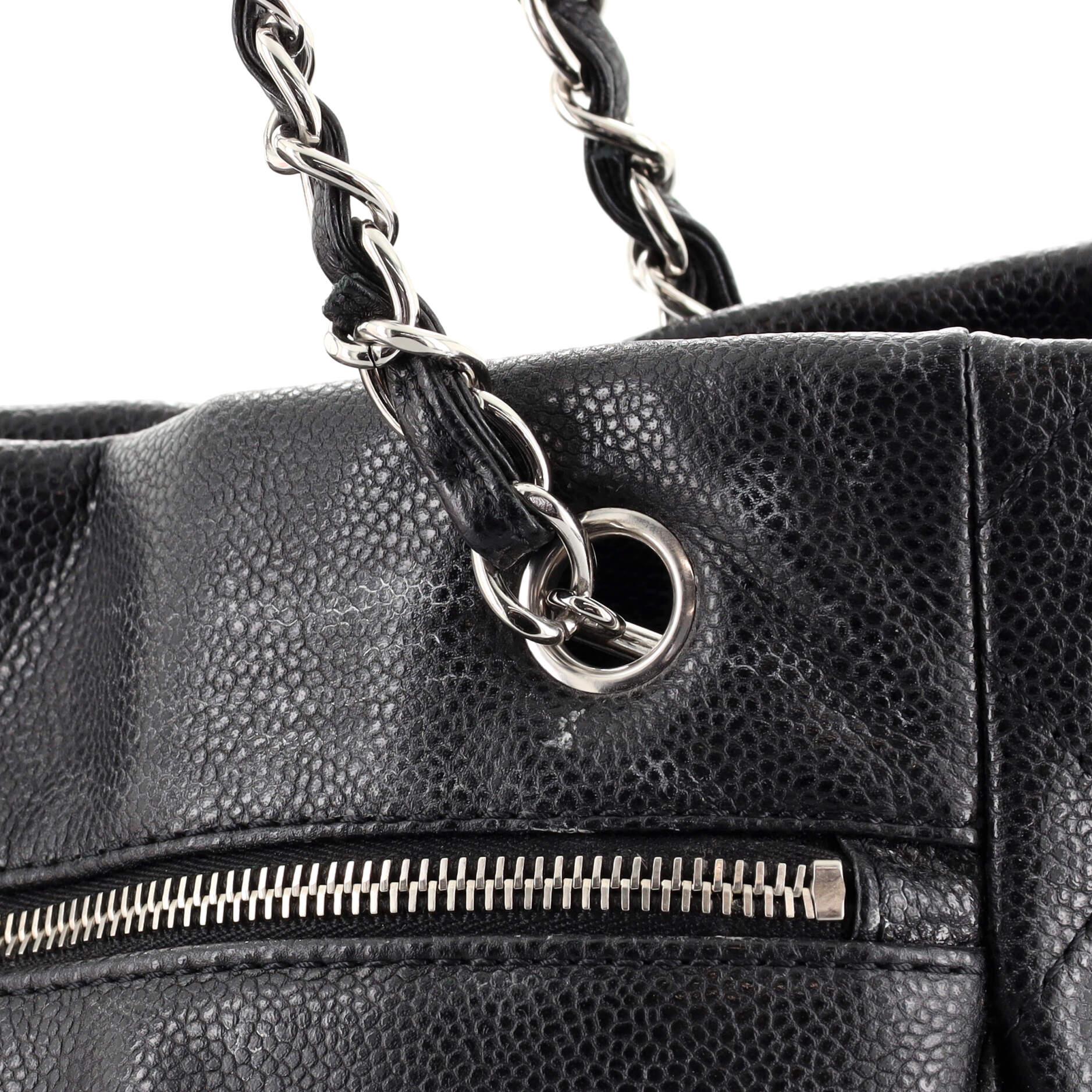 Chanel Timeless Pocket Tote Weiches Kaviar Nord Süd 3