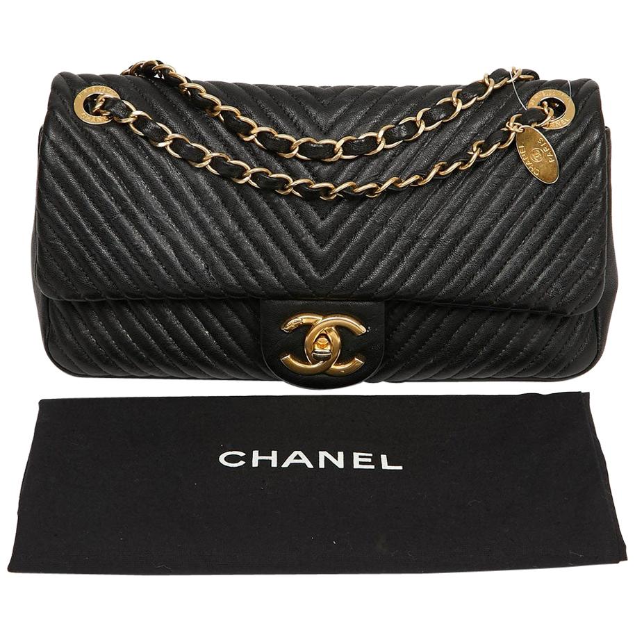 Chanel Timeless Quilted Black Bag