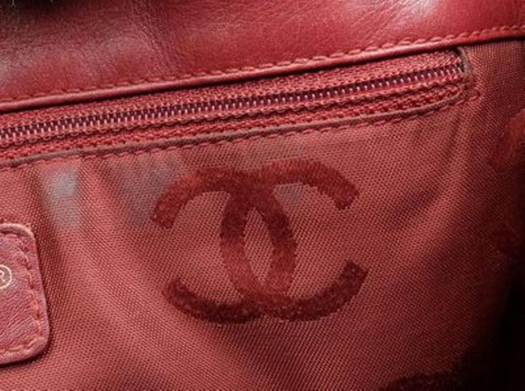 Chanel Timeless Quilted Burgundy Wild Stitch Tote 213524 Bordeaux Shoulder Bag 3