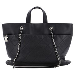 Chanel Timeless Shopping Tote Quilted Caviar Large