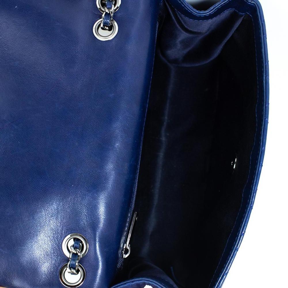 Women's CHANEL Timeless Shoulder bag in Blue Leather