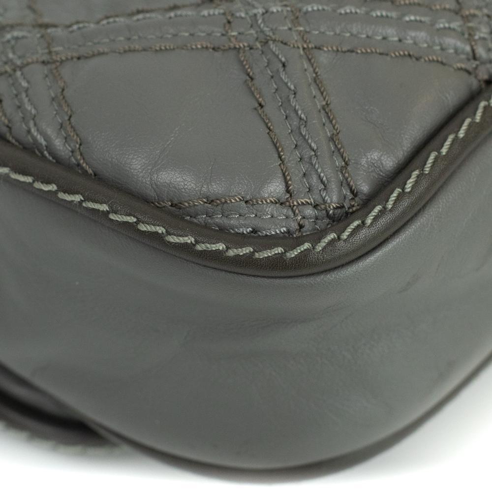 CHANEL Timeless Shoulder bag in Grey Leather 5