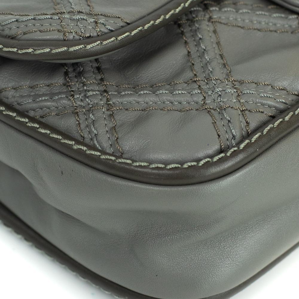 CHANEL Timeless Shoulder bag in Grey Leather 3