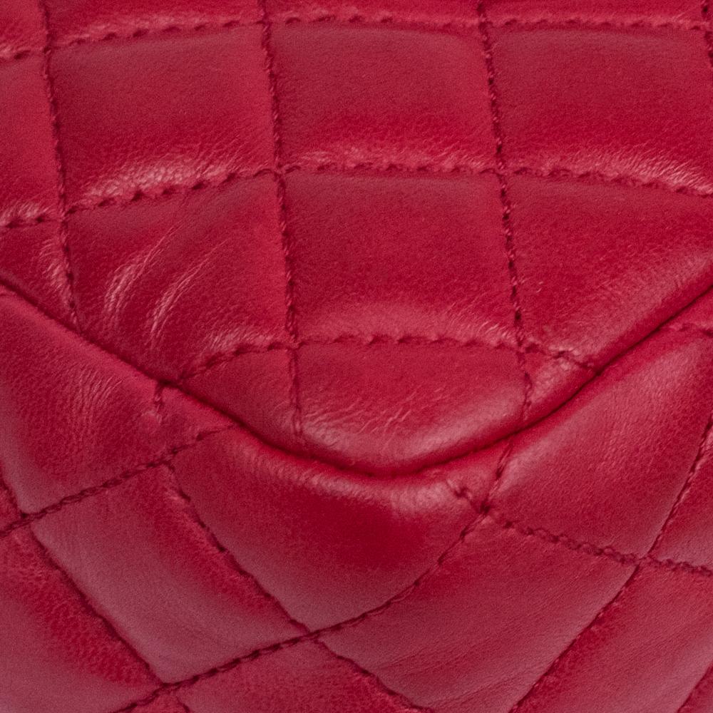 CHANEL, Timeless Shoulder bag in Red Leather 13