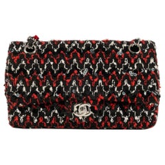 Chanel Timeless Tweed and Sequin Bag in Red, Black and White, 2009/2010