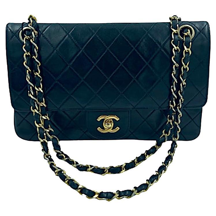 Chanel Black Calfskin Medallion Flap Bag at 1stDibs chanel medallion