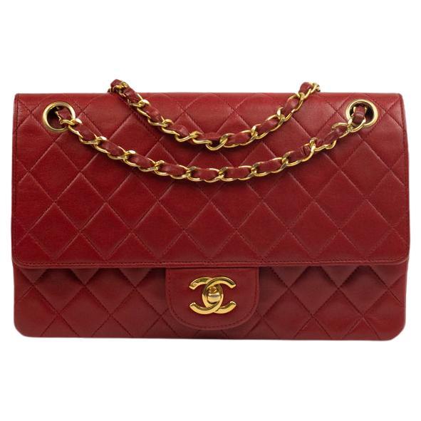 CHANEL, Timeless Vintage in red leather 