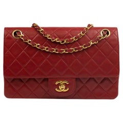 CHANEL, Timeless Vintage in red leather