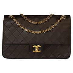 CHANEL, Timeless Vintage Medium in brown leather