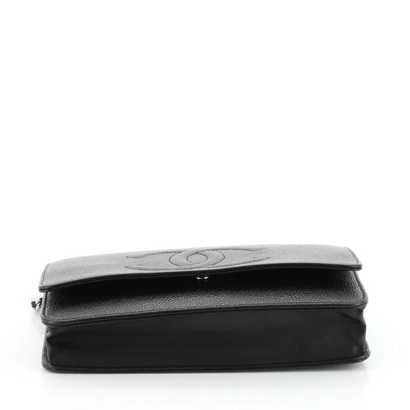 Women's or Men's Chanel Timeless Wallet on Chain Caviar