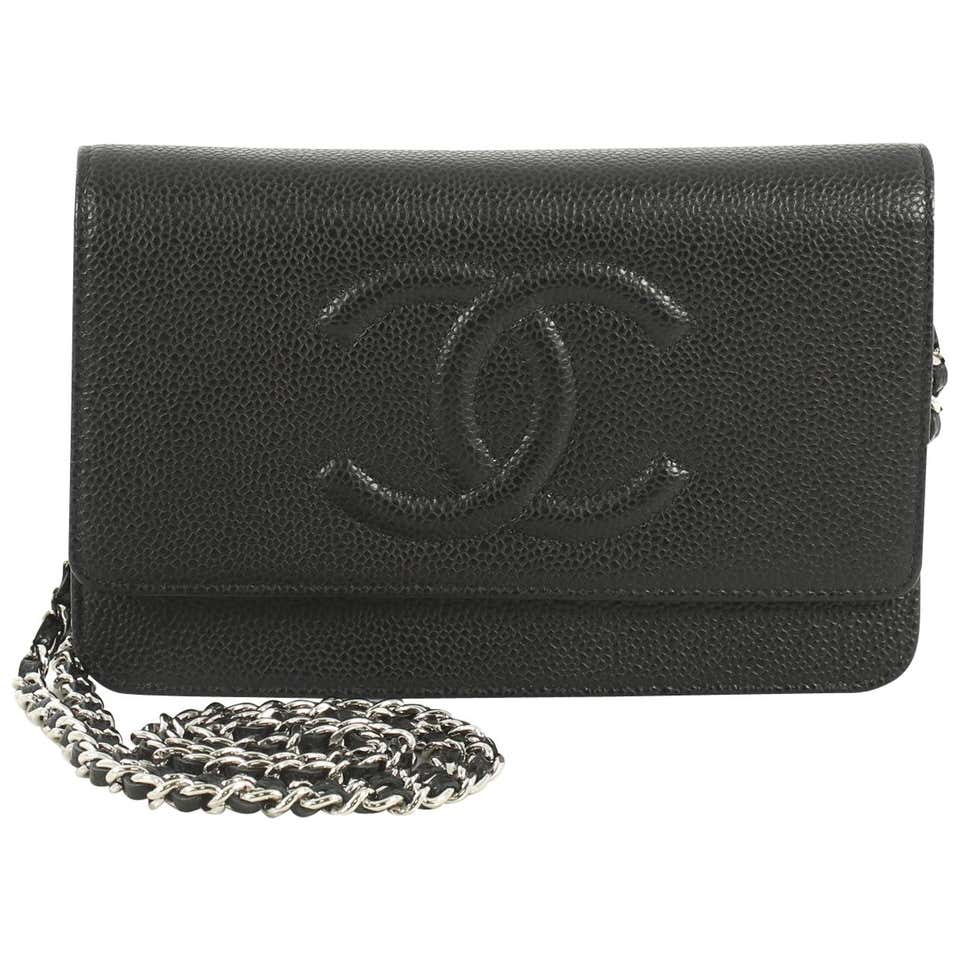Chanel Timeless Wallet on Chain Caviar at 1stdibs Chanel Timeless Wallet on Chain Caviar at 1stdibs