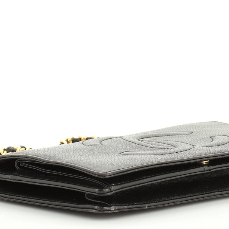 Chanel Timeless Wallet On Chain Organizer Caviar at 1stDibs