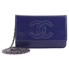 Chanel Timeless Wallet on Chain Patent Caviar