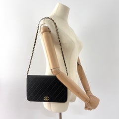 Chanel Timeless Wallet on Chain Small Lambskin Black circa 1990