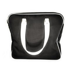 Chanel Toile Rubber Leather Large Zipped Airline Shopping Bag