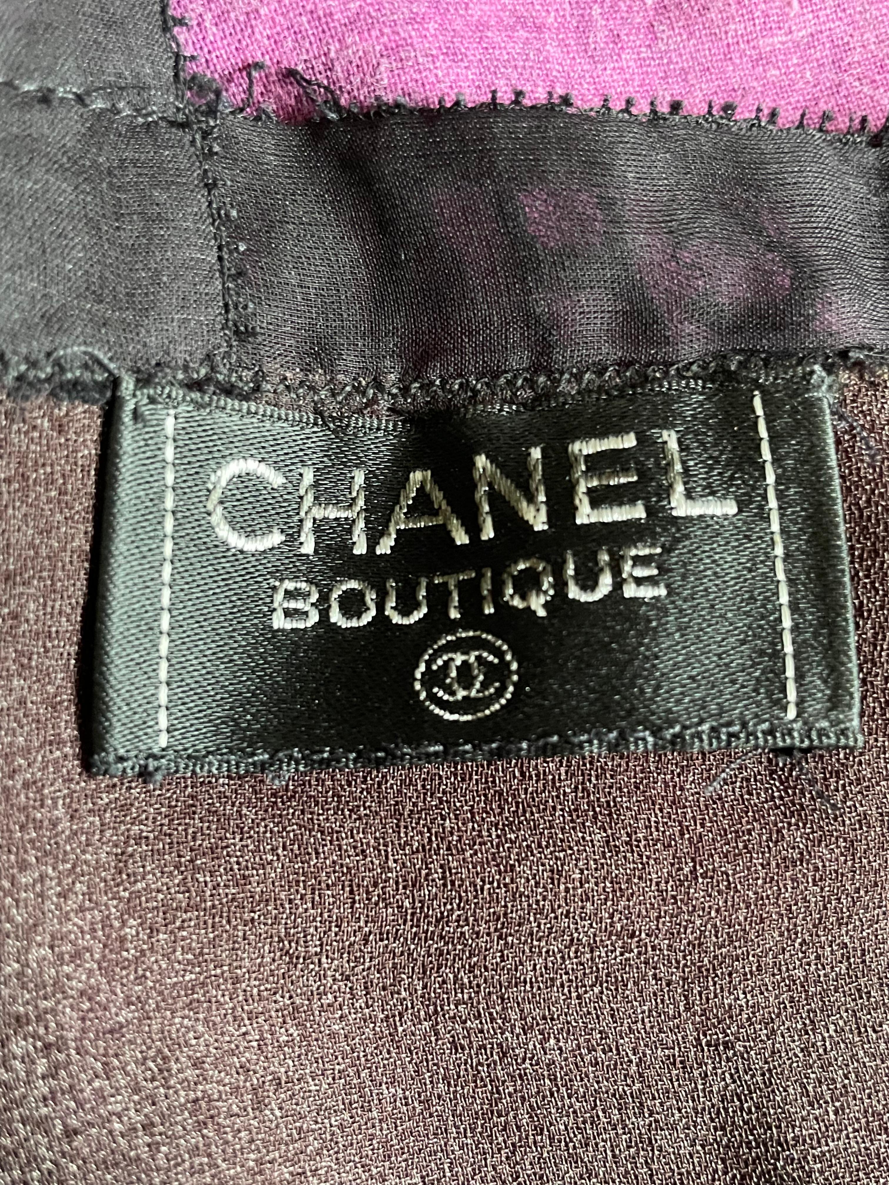 Chanel Set top e gonna Monogram in vendita 7