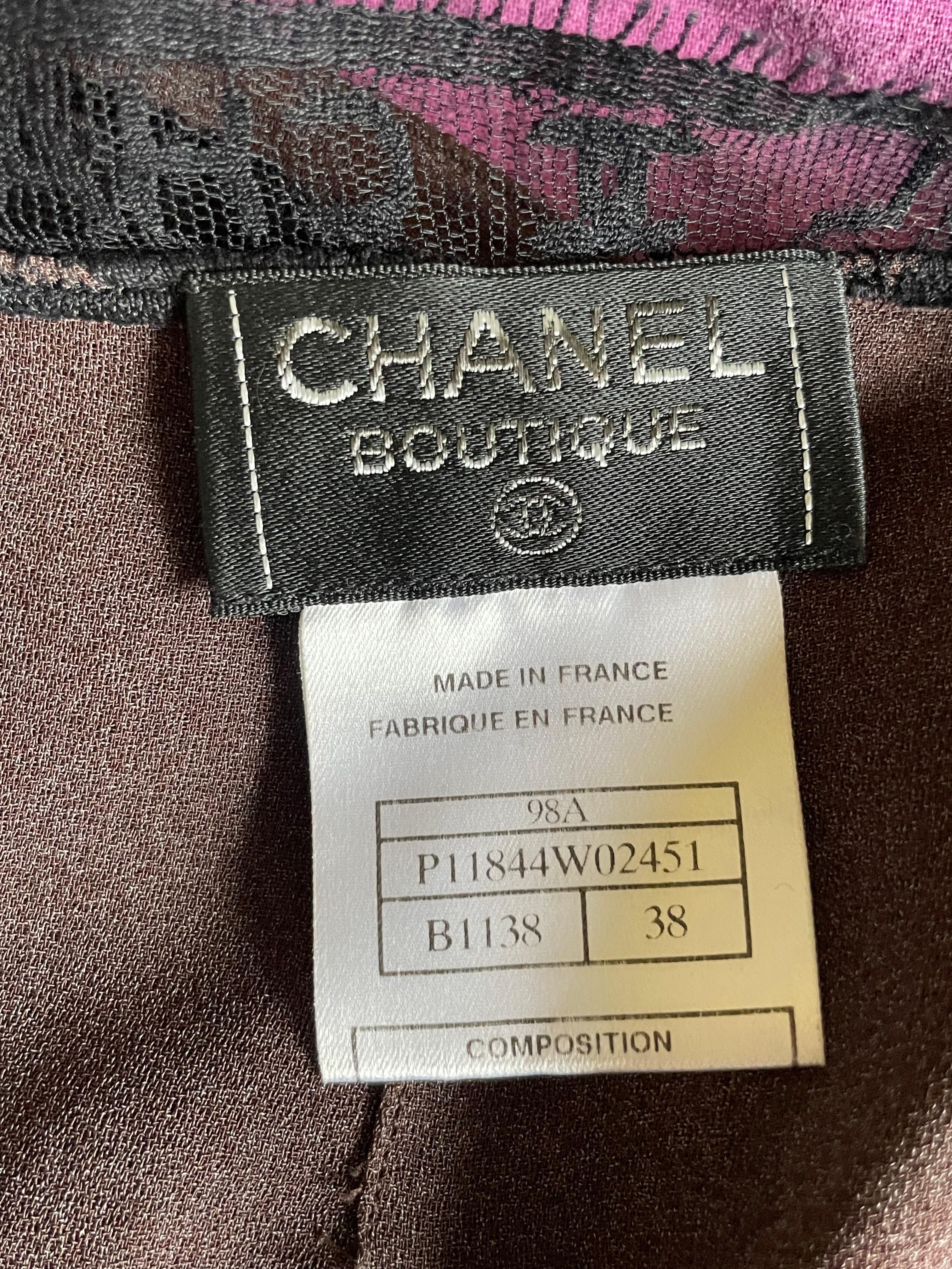 Chanel Set top e gonna Monogram in vendita 1