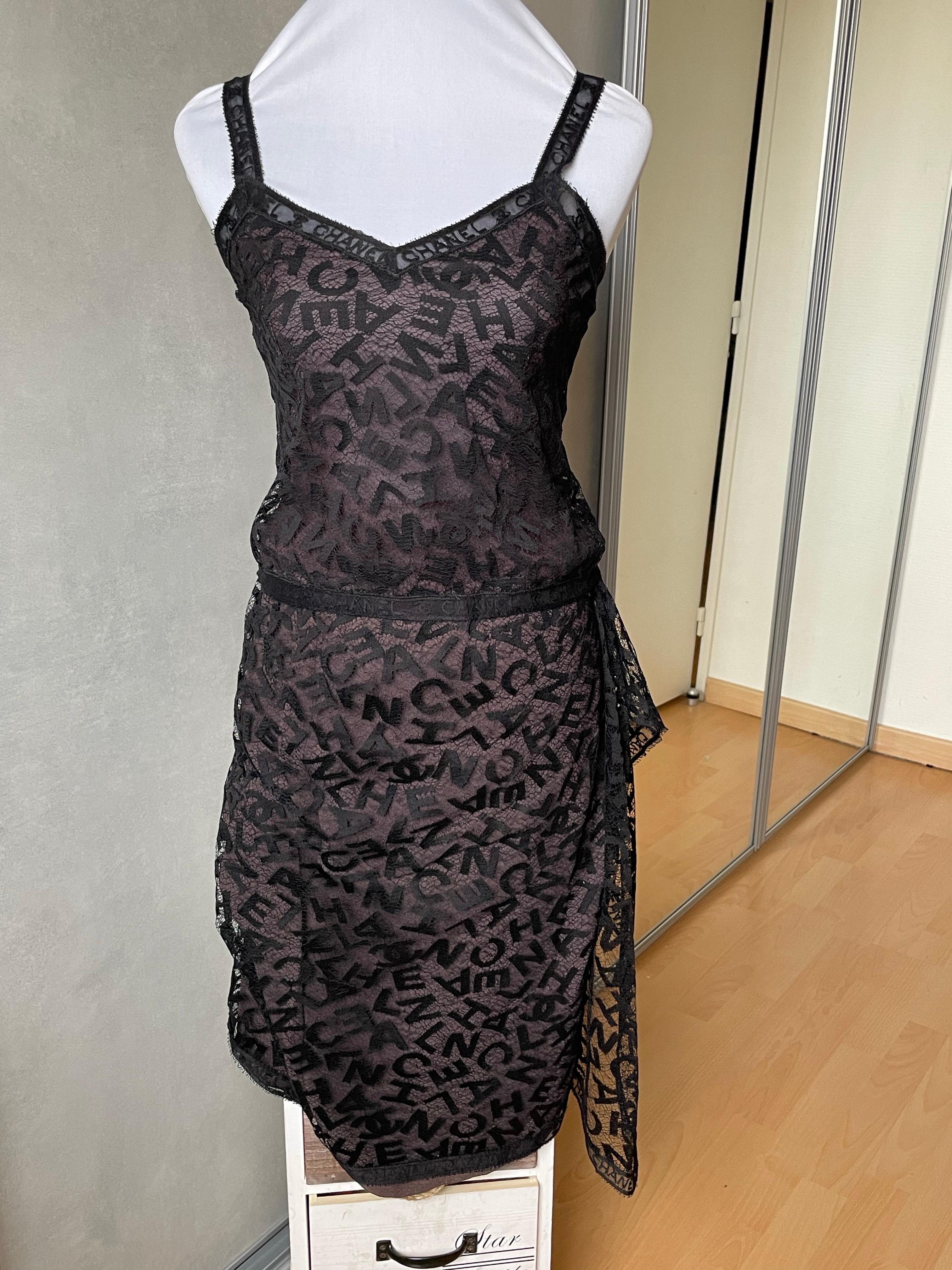 Chanel Set top e gonna Monogram in vendita 3