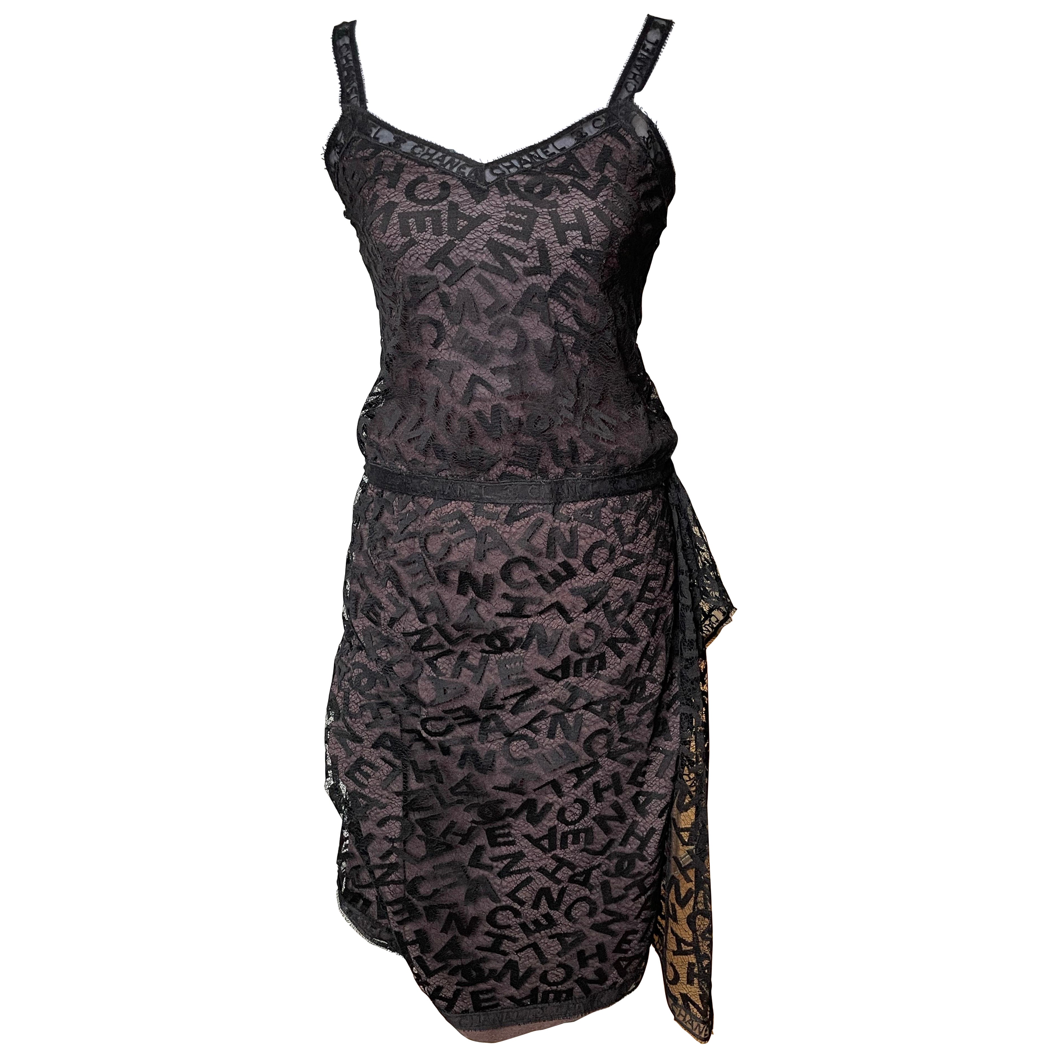 Chanel Set top e gonna Monogram in vendita