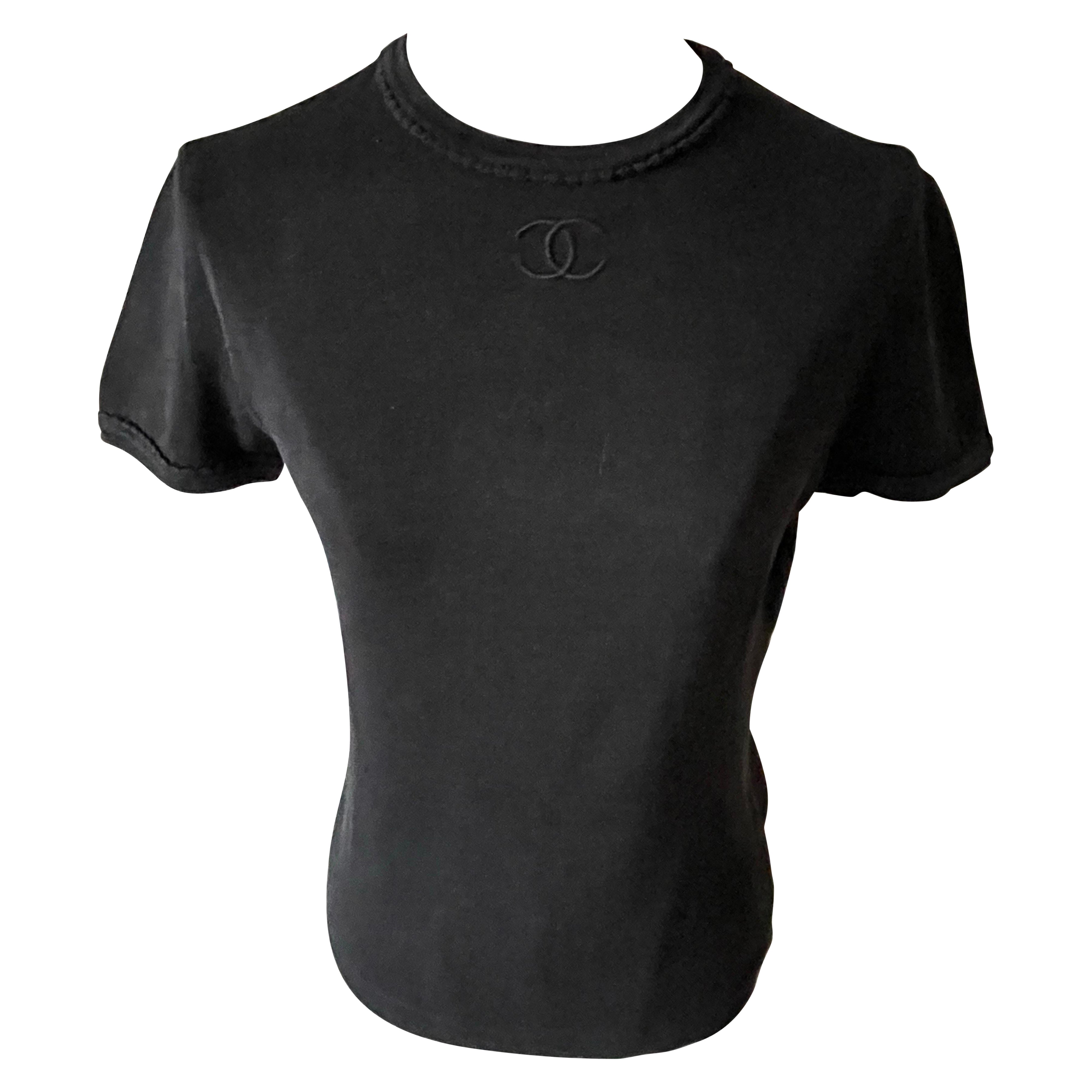 Chanel Top doppio logo CC in vendita