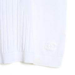 Chanel Top FR38 White Cotton Tank UK10 US8