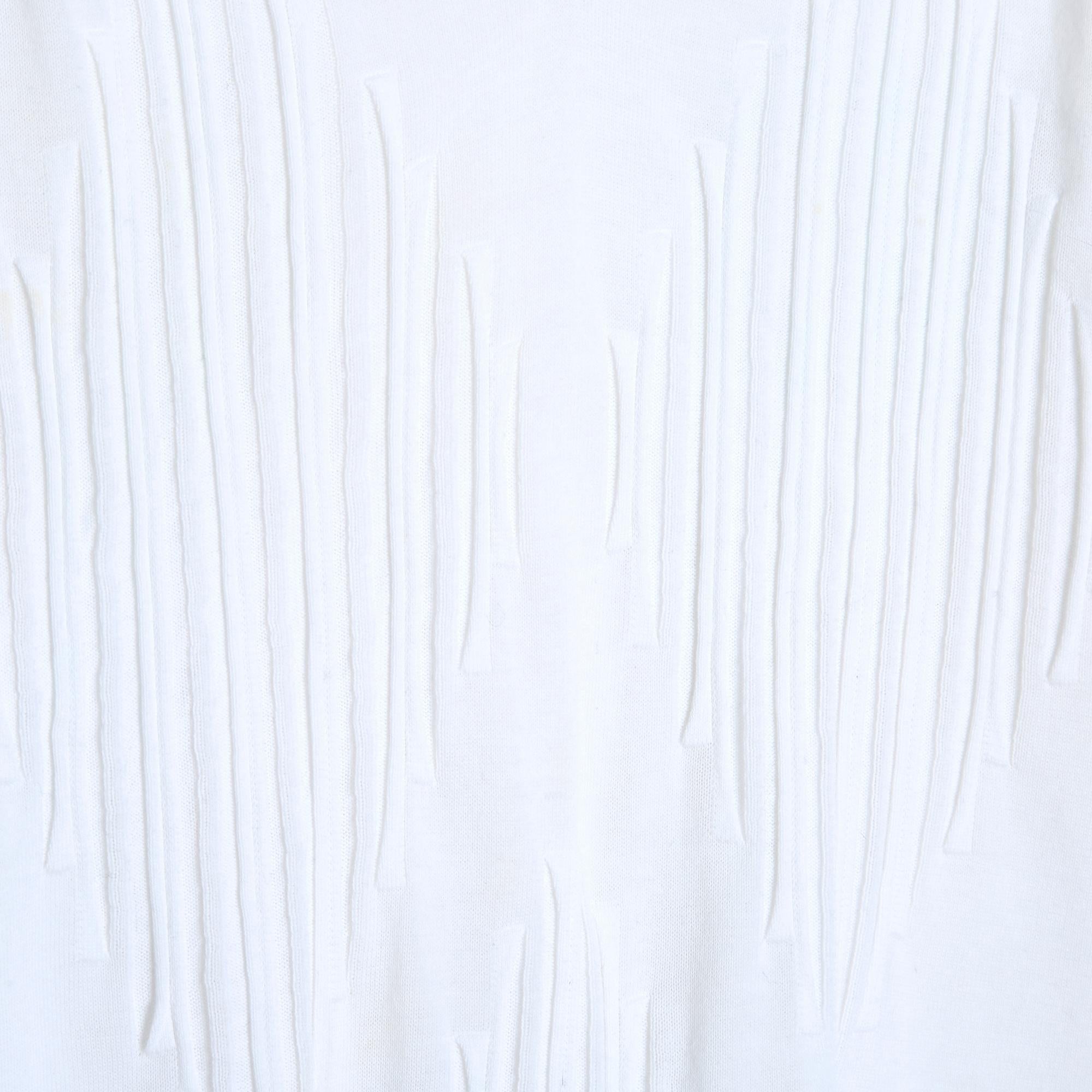 Chanel Top FR38 White Cotton Tank UK10 US8 For Sale 1