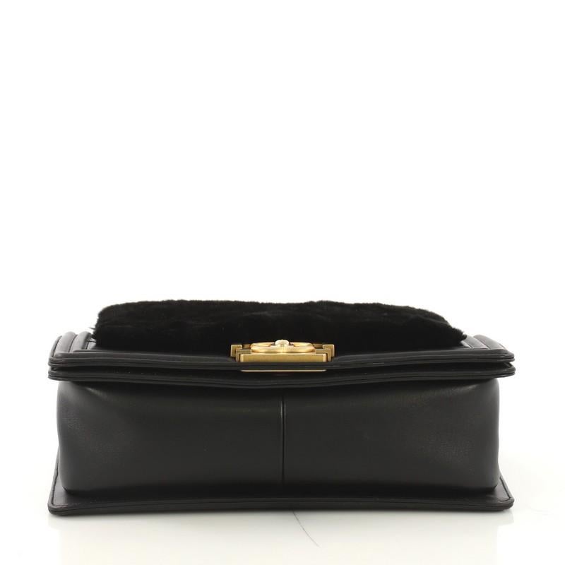 chanel bag with fur handle