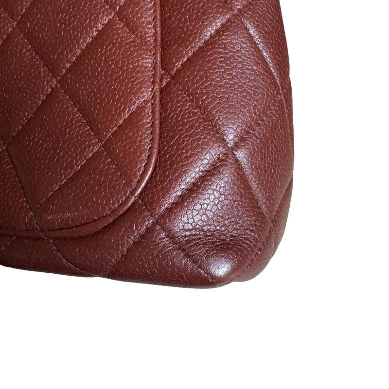 Chanel Top Handle Kelly Flap Bag Caviar Leather 24k Gold Plated 2000-2002 6