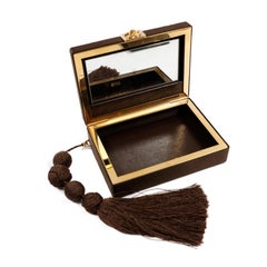 Chanel Tortoise Resin Vintage Evening Bag