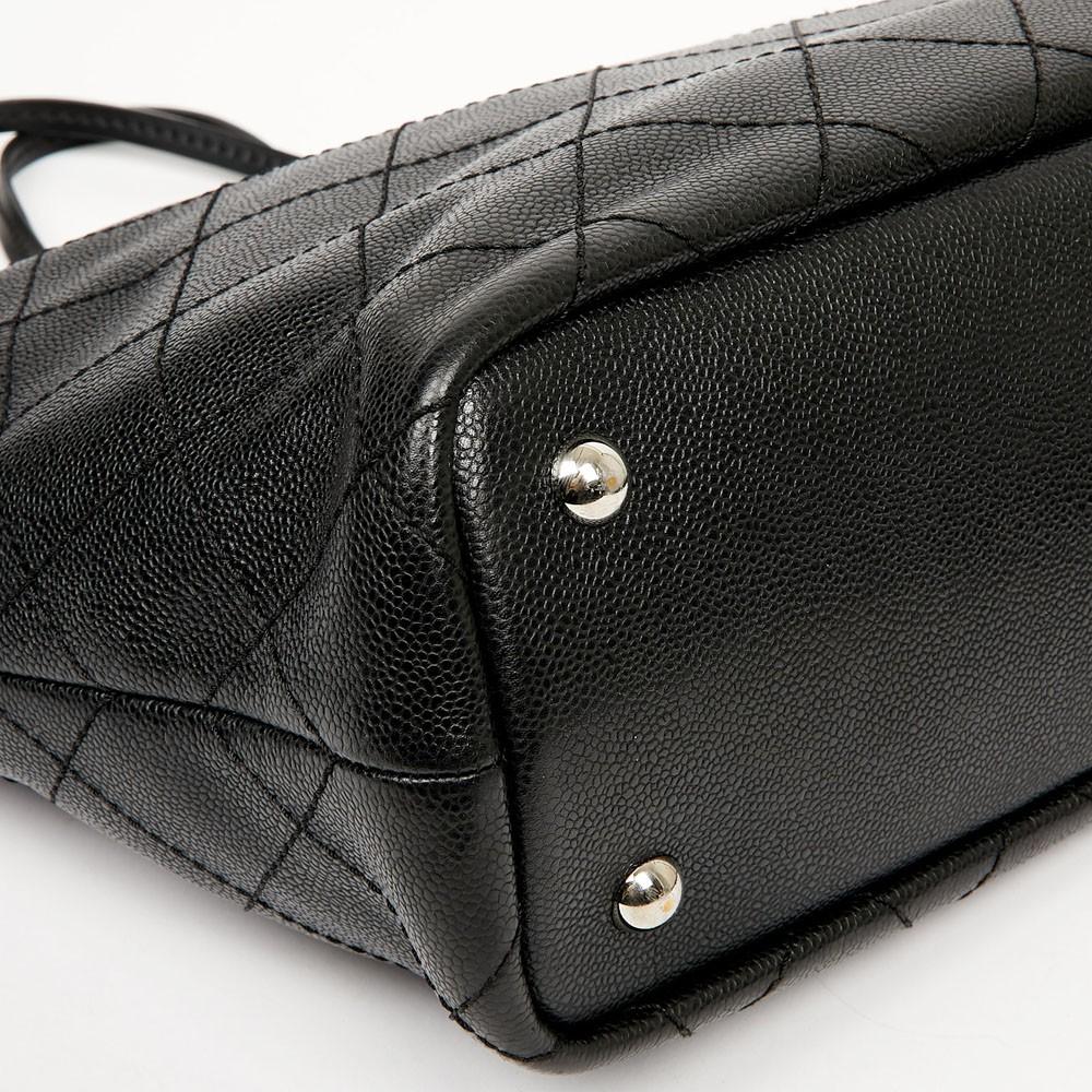 Chanel Tote Bag in Black Caviar Leather 6