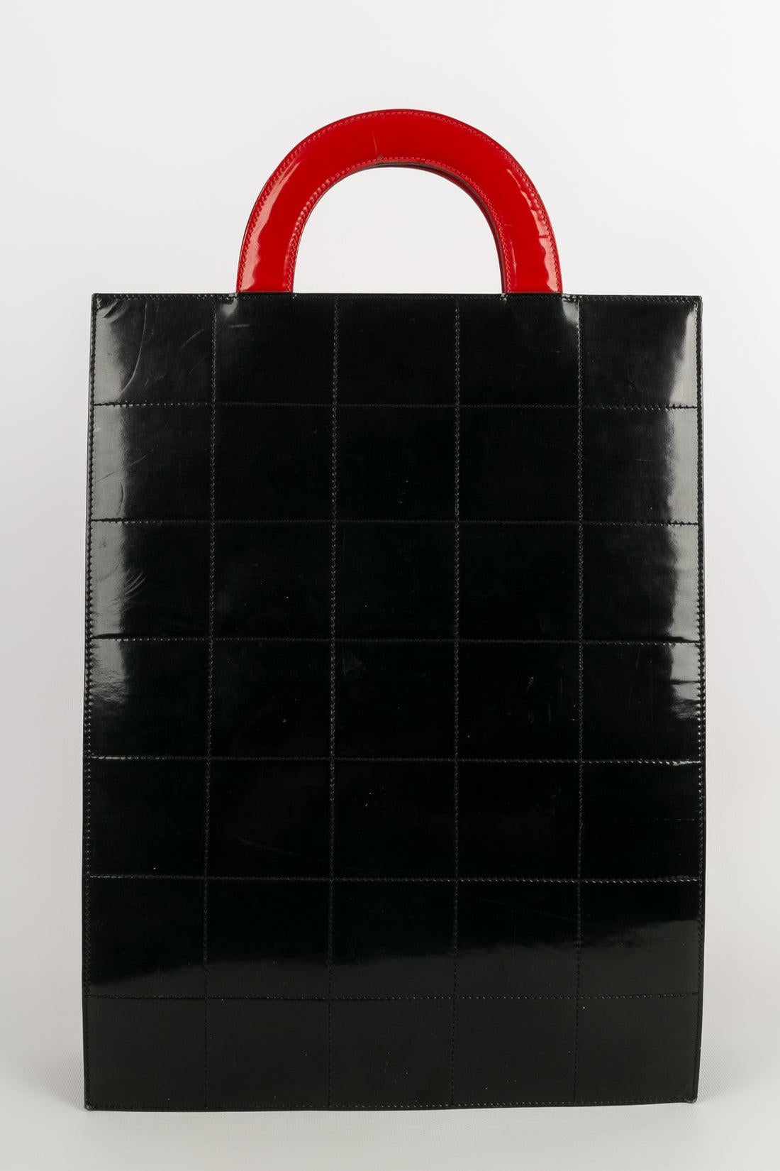 Chanel Tote Bag in Leather and Canvas, 2000s In Good Condition For Sale In SAINT-OUEN-SUR-SEINE, FR