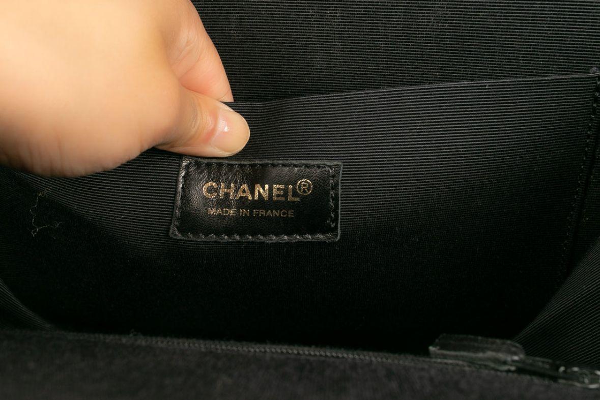 Chanel Tote Bag in Leather and Canvas, 2000s For Sale 4