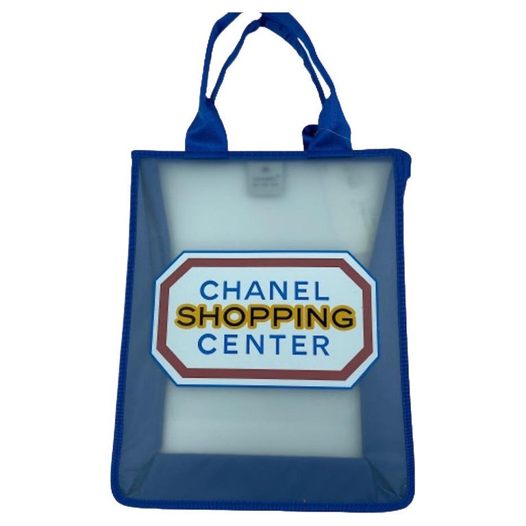 chanel plastic shopping bags